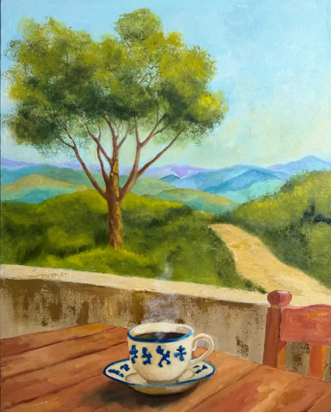 ¿Y tomaste café?